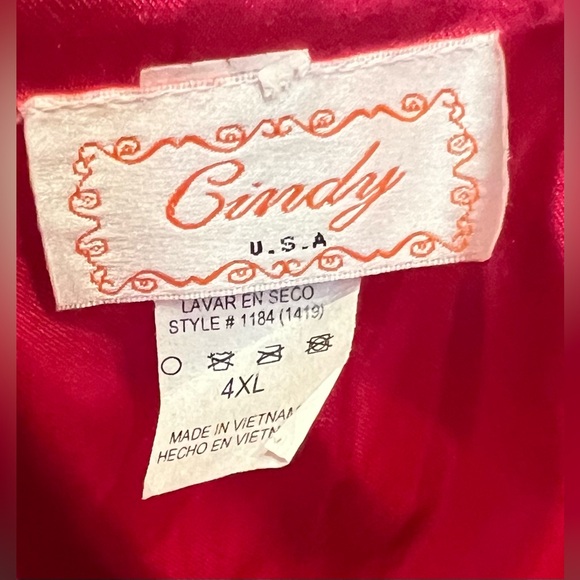 Cindy USA Strapless Hot Pink Dress in 4x (runs small) - Picture 2 of 5